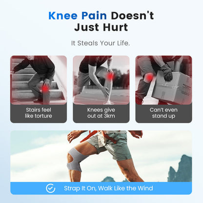 Tired of Knee Pain Slowing You Down? This Spring-Loaded Knee Brace Boosts Your Strength & Lets You Move Pain-Free!