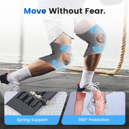 Tired of Knee Pain Slowing You Down? This Spring-Loaded Knee Brace Boosts Your Strength & Lets You Move Pain-Free!