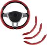 Carbon Fiber Silicone Anti-Slip Car Steering Wheel Cover Universal Fit