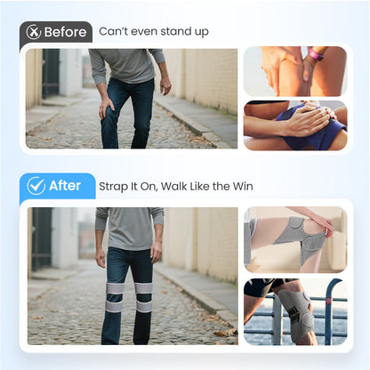 Tired of Knee Pain Slowing You Down? This Spring-Loaded Knee Brace Boosts Your Strength & Lets You Move Pain-Free!
