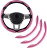 Carbon Fiber Silicone Anti-Slip Car Steering Wheel Cover Universal Fit