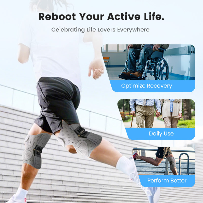 Tired of Knee Pain Slowing You Down? This Spring-Loaded Knee Brace Boosts Your Strength & Lets You Move Pain-Free!
